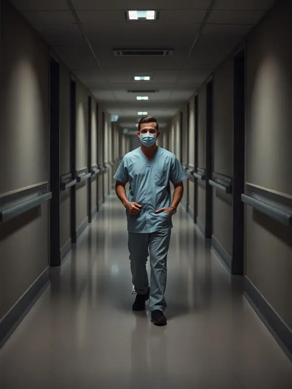 Night-shift worker preparing to sleep during daylight hours